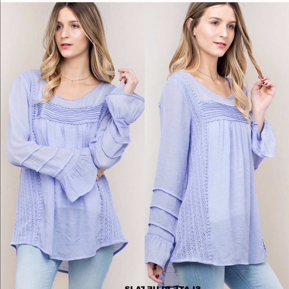 💎Lace Bell Sleeve Top💎
